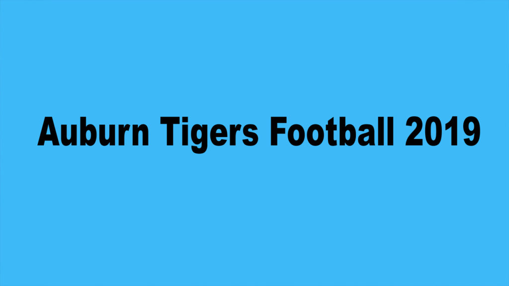 Auburn Football 2019 game